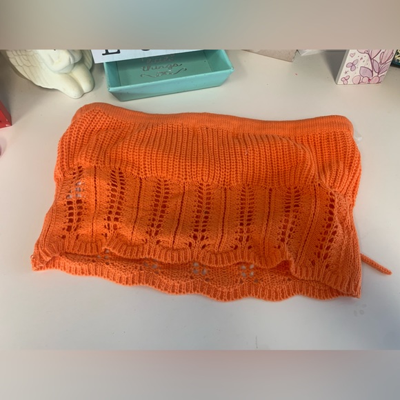 5 for $25- NWT Size Large Jolie and Joy Orange Tank Top - Picture 3 of 10